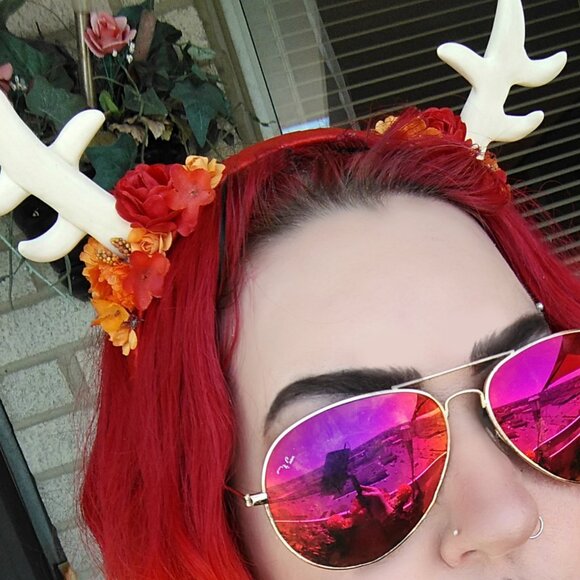 TASHA AUGUST Autumn Fawn Headpiece - Picture 4 of 4